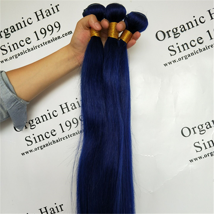 Virgin human hair weaves colorful bundles from China GT19